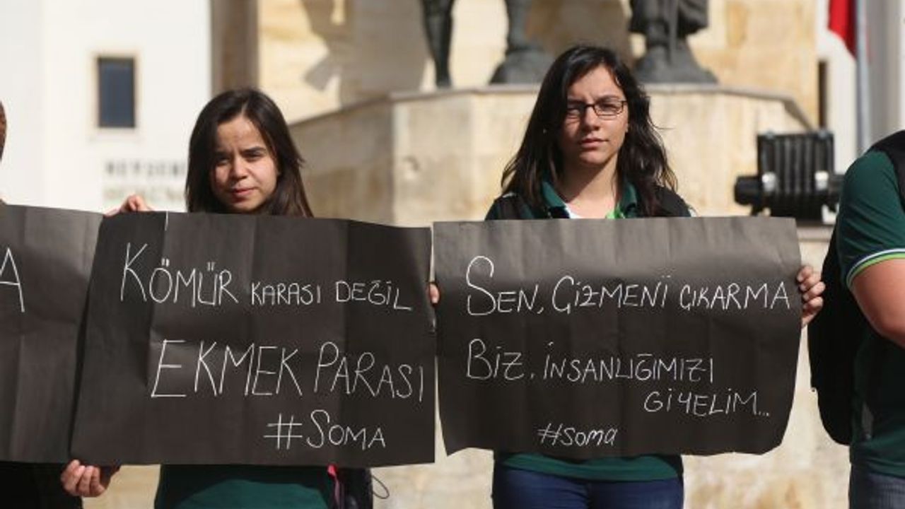 Anadolu Lisesi Öğrencileri Soma?ya Duyarsız Kalmadı