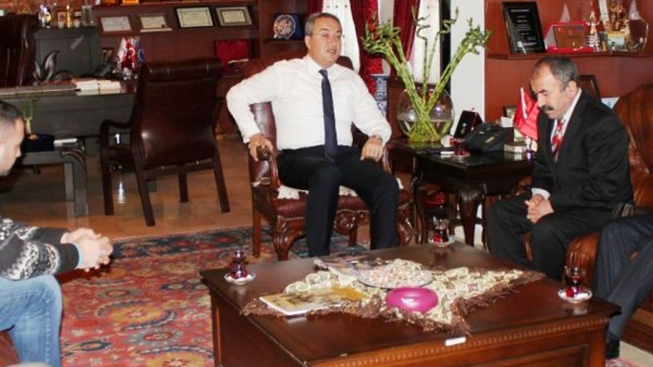 BAŞKAN ÜNVER`E ZİYARETLER DEVAM EDİYOR