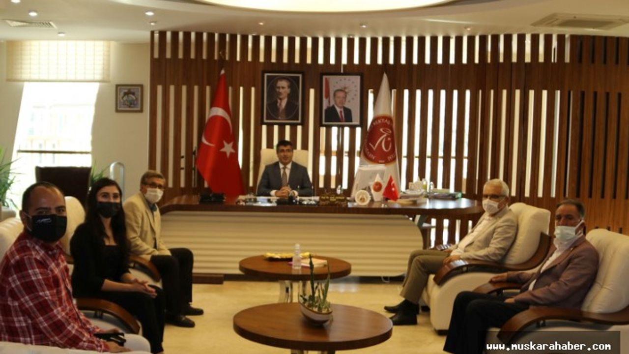 CHP İl Başkanı ve yönetiminden Rektör Aktekin’e ziyaret