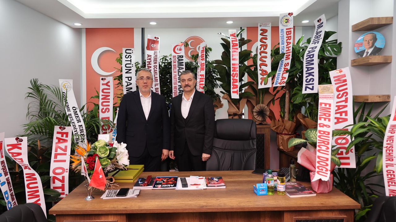 Savran’dan MHP İl Başkanı Doğu’ya hayırlı olsun ziyareti