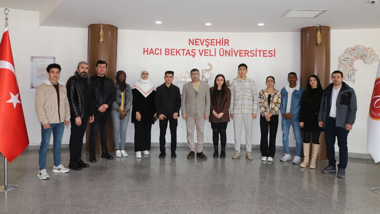 NEVÜ Uluslararası Öğrenciler Birliğinden Rektör Aktekin’e ziyaret