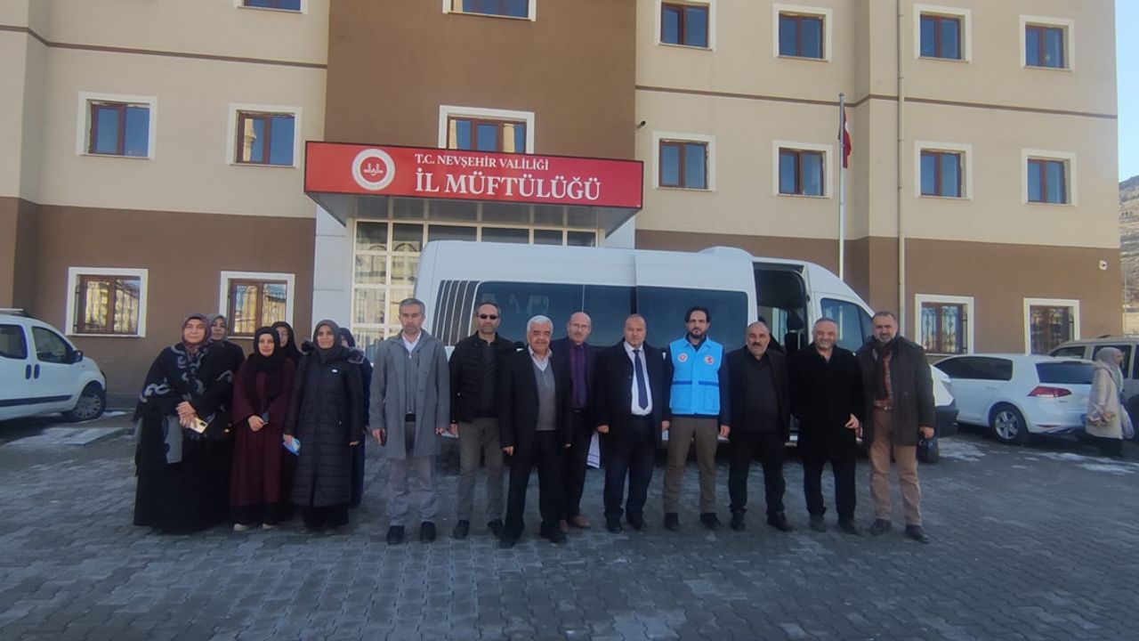 Nevşehir Müftülüğünden deprem bölgesine manevi destek