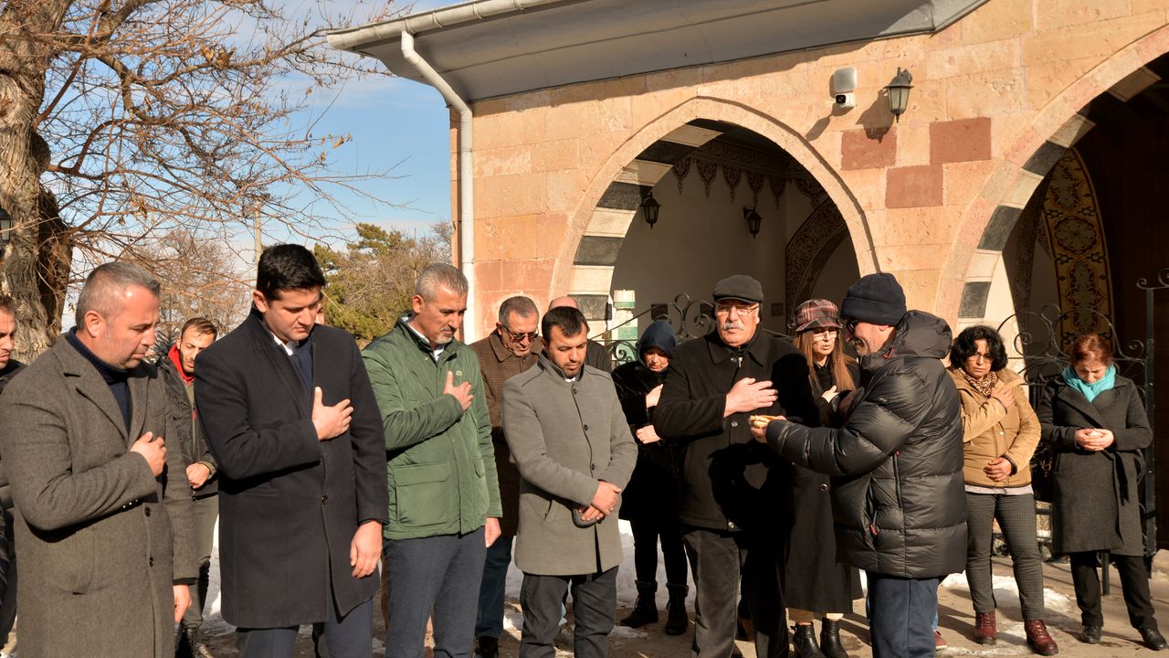 Hacı Bektaş Veli Dergahı'nda depremzedeler için dua edildi