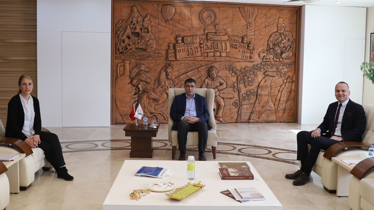 Emlak Katılım Bankası Müdürü Özdamar’dan Aktekin’e ziyaret