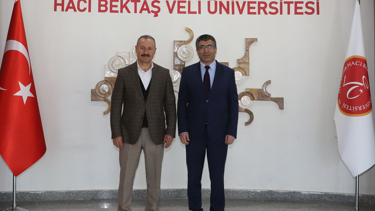 Kırıkkale Üniversitesi Rektörü Aslan’dan NEVÜ Rektörü Aktekin’e ziyaret