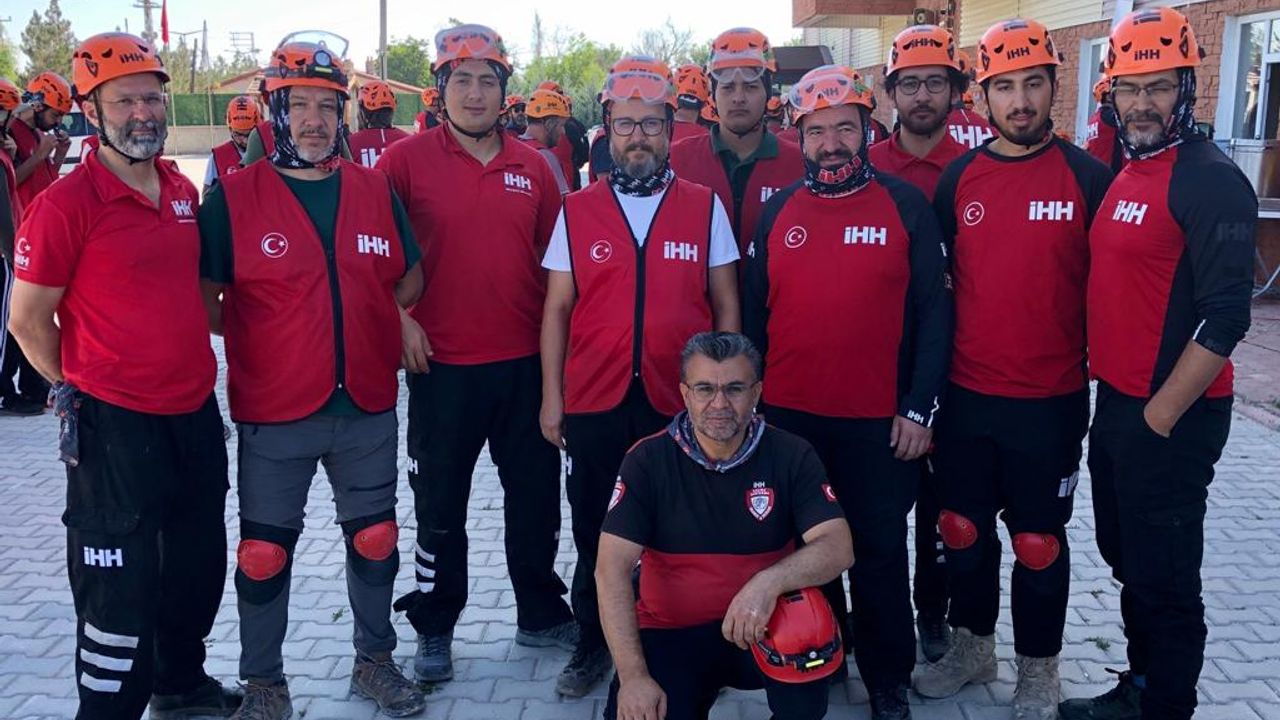 Nevşehir İHH Arama Kurtarma Ekibi, Konya’daki eğitimlere katıldı