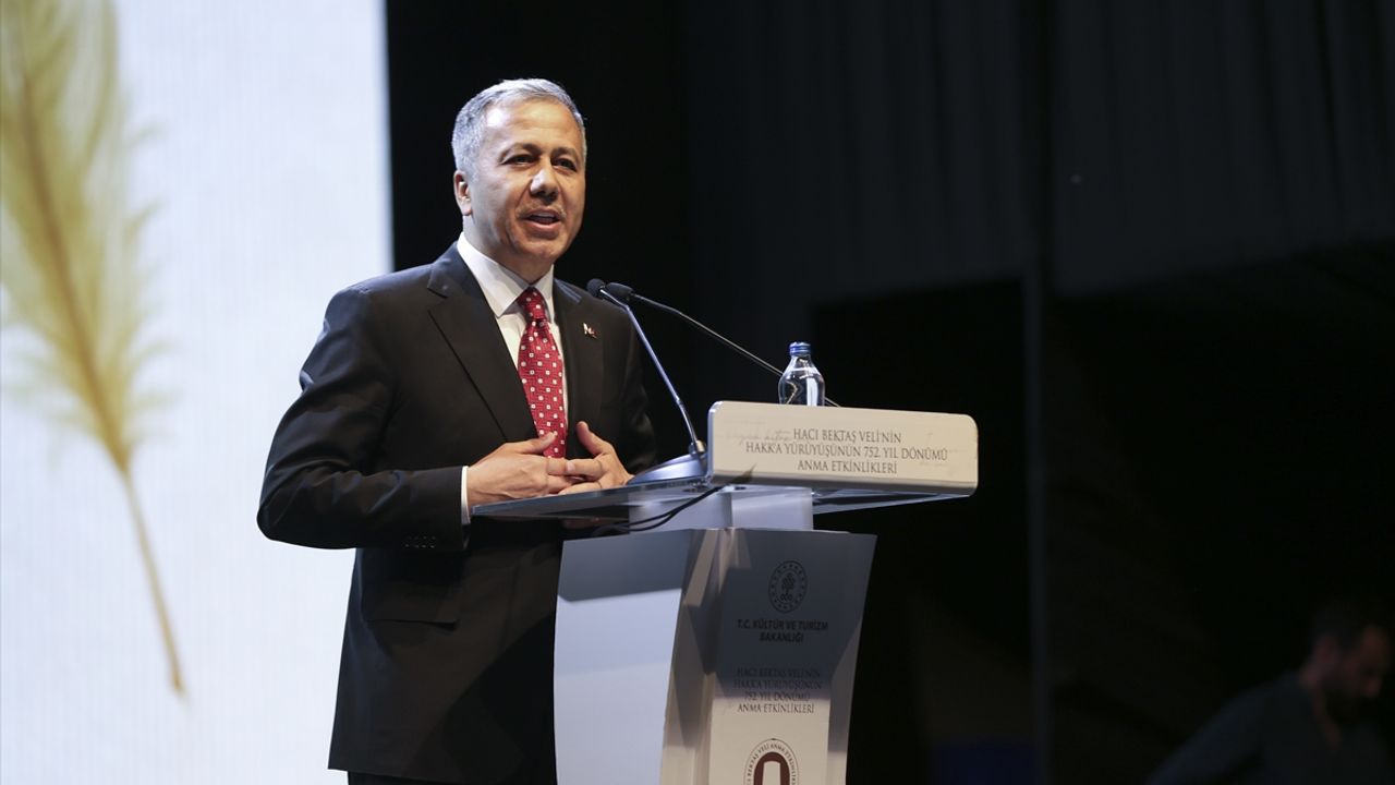 İçişleri Bakanı Yerlikaya Hacı Bektaş Veli'yi Anma Etkinlikleri'ne katıldı