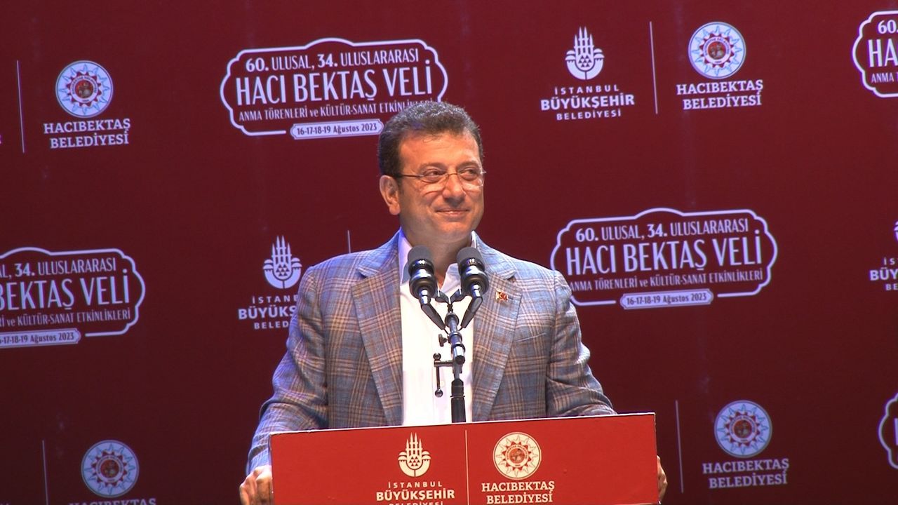 İBB Başkanı İmamoğlu, Nevşehir’de Hacı Bektaş Veli Anma Etkinlikleri'ne katıldı