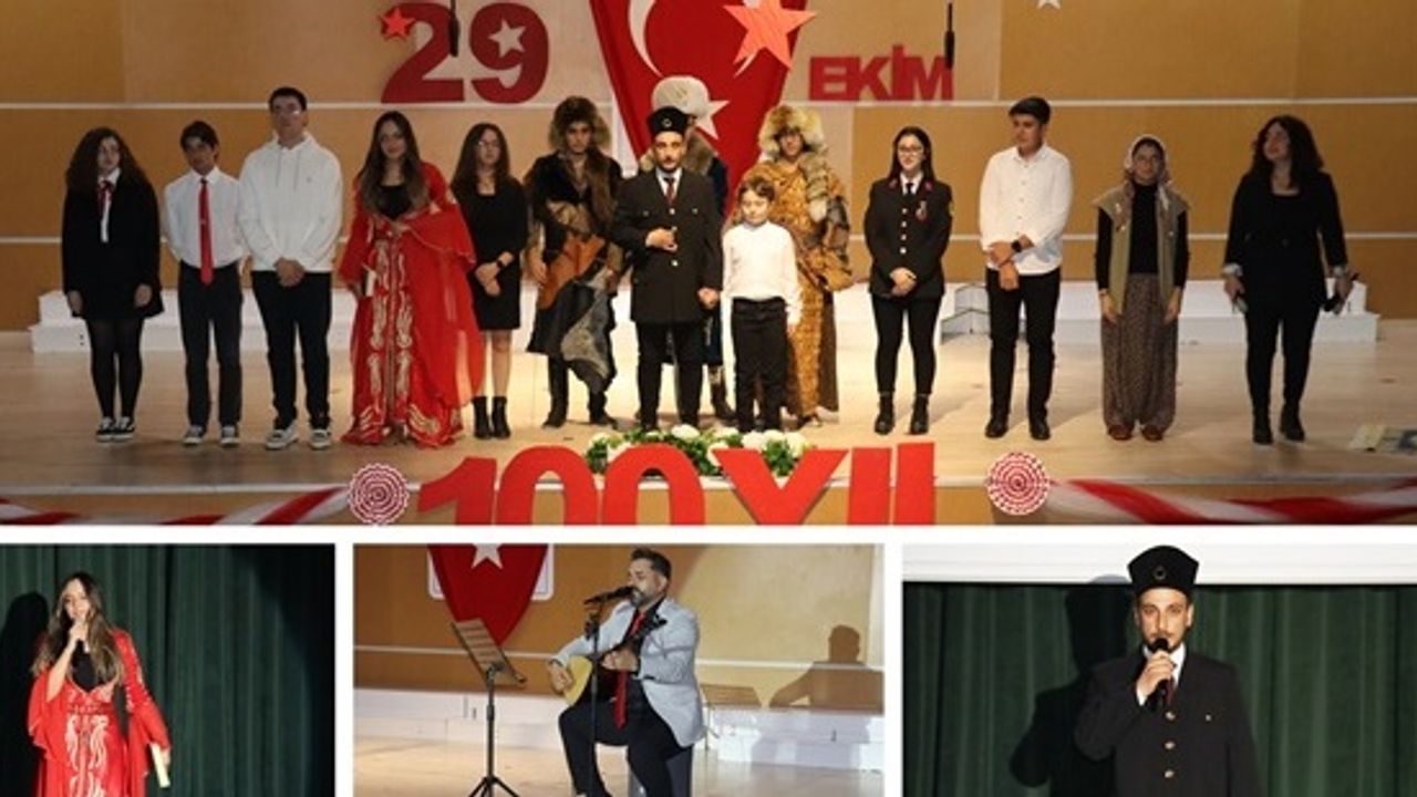 Bahçeşehir Koleji lise öğrencileri Cumhuriyet Bayramı’nı kutladı