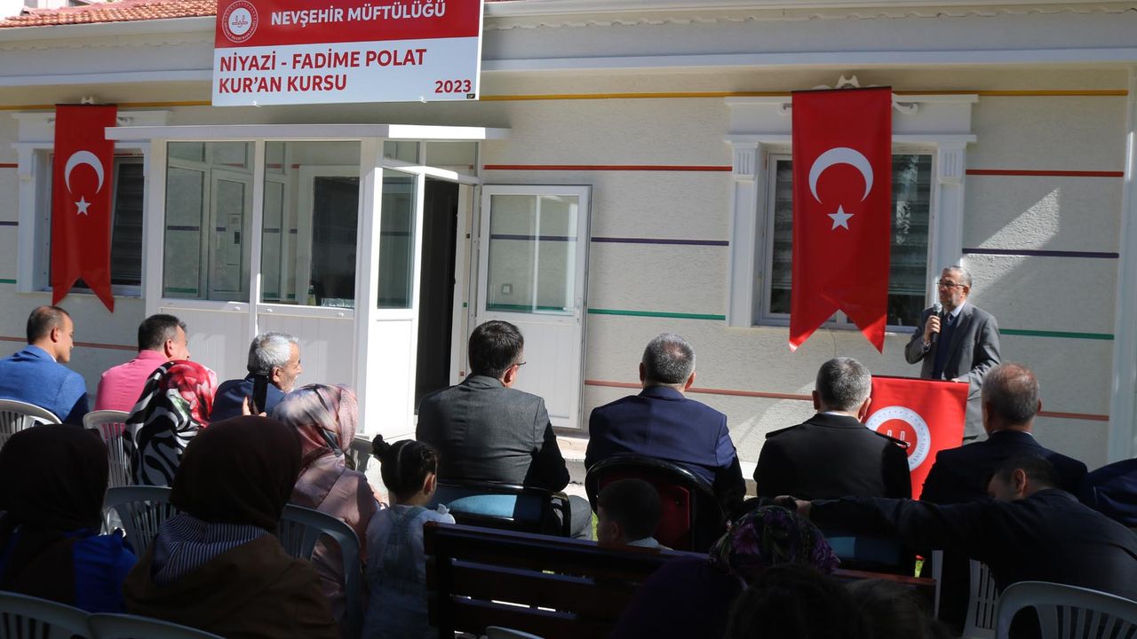 Niyazi-Fadime Polat Kur’an Kursu binası hizmete açıldı