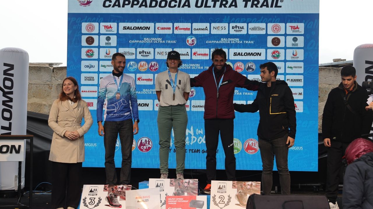 Salomon Kapadokya Ultra Trail Koşusu'nda ödül töreni düzenlendi