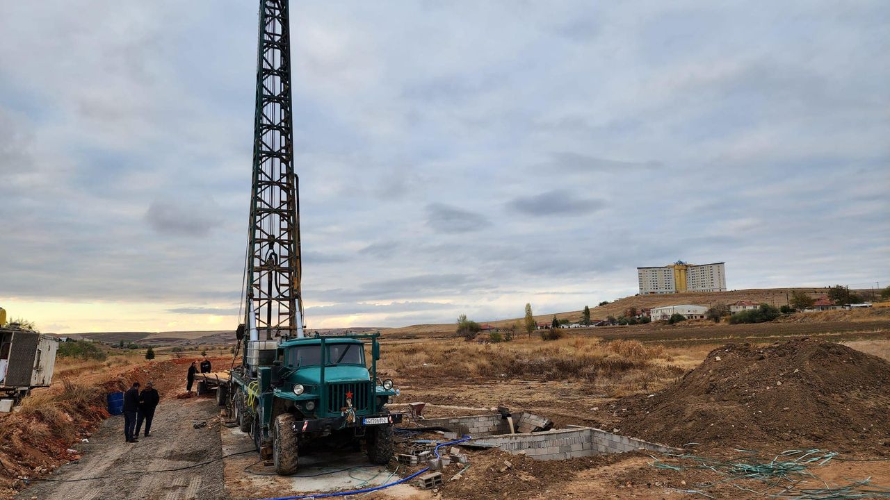 Kozaklı'da 3 milyon TL hibeli jeotermal sondaj başladı