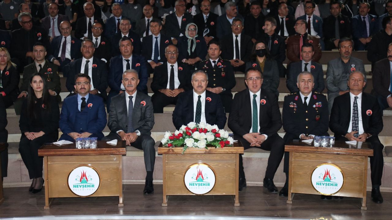 Nevşehir'de Atatürk’ü anma programı düzenlendi