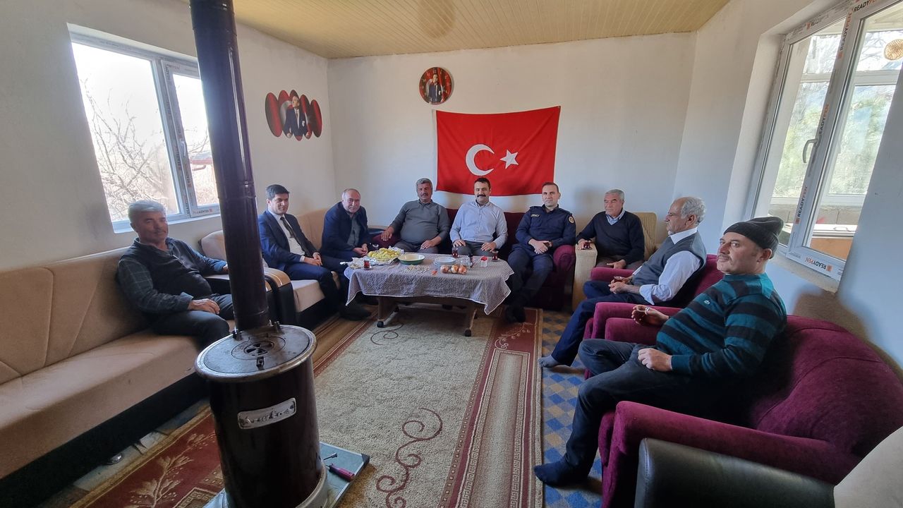 Kaymakam Gürkan Belekli’de vatandaşları dinledi