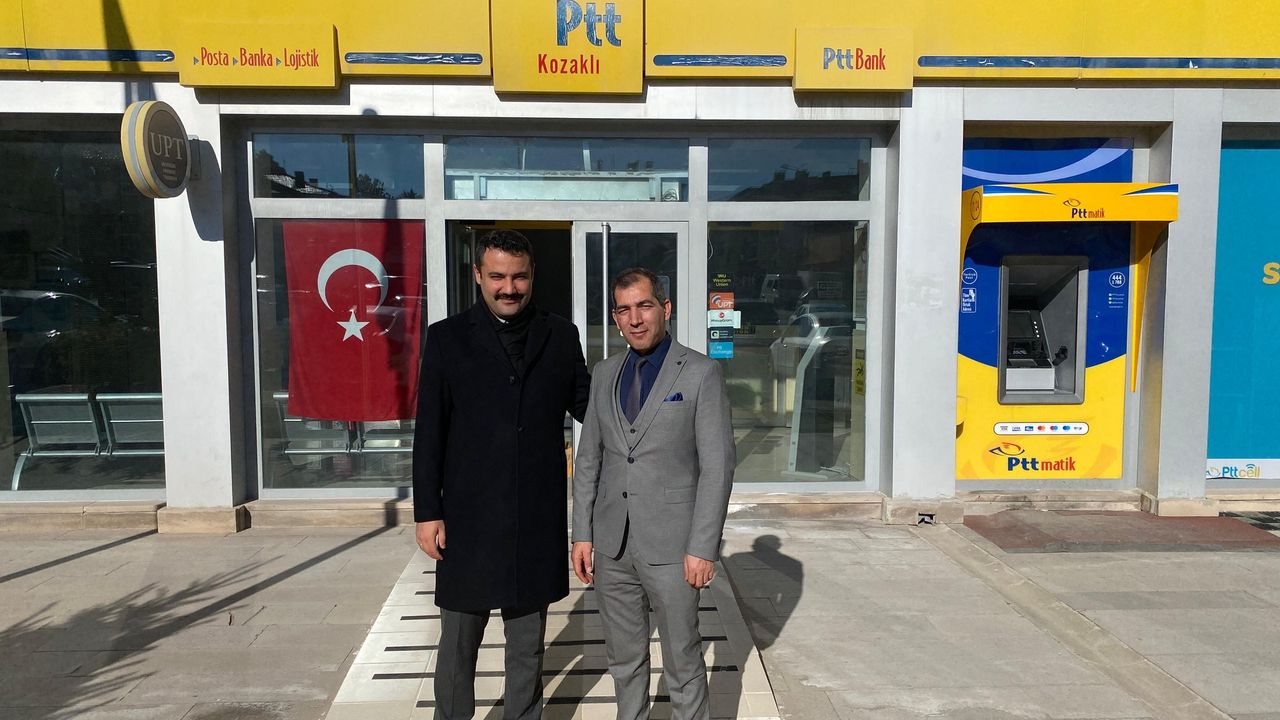Kaymakam Gürkan’dan Kozaklı PTT’ye ziyaret