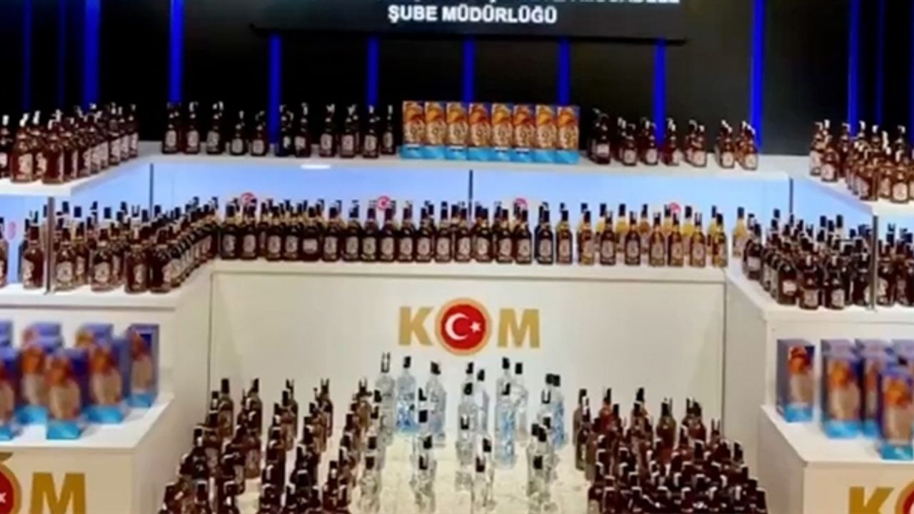 Nevşehir’de sahte içki ticaretine Çengel-4 operasyonu