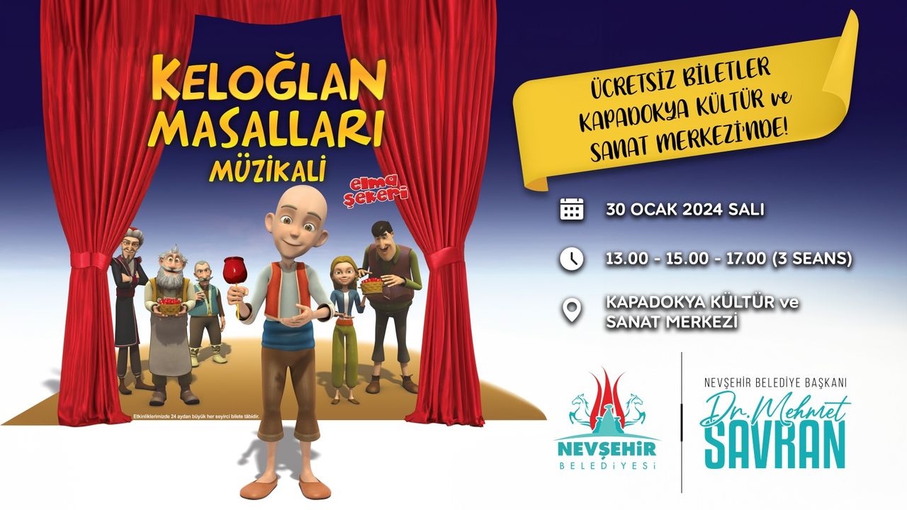 Ücretsiz biletler Kapadokya Kültür ve Sanat Merkezi’nde