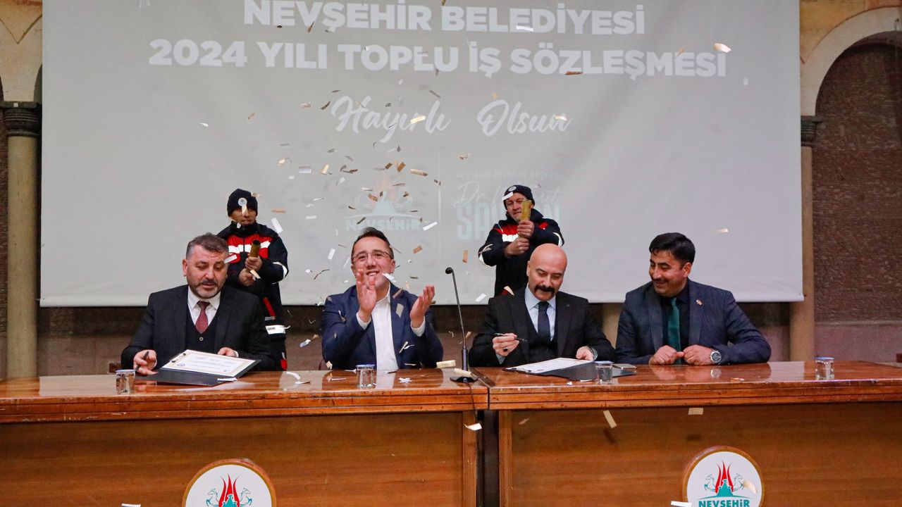Nevşehir Belediyesi personelinin maaşı yüzde 70 arttı