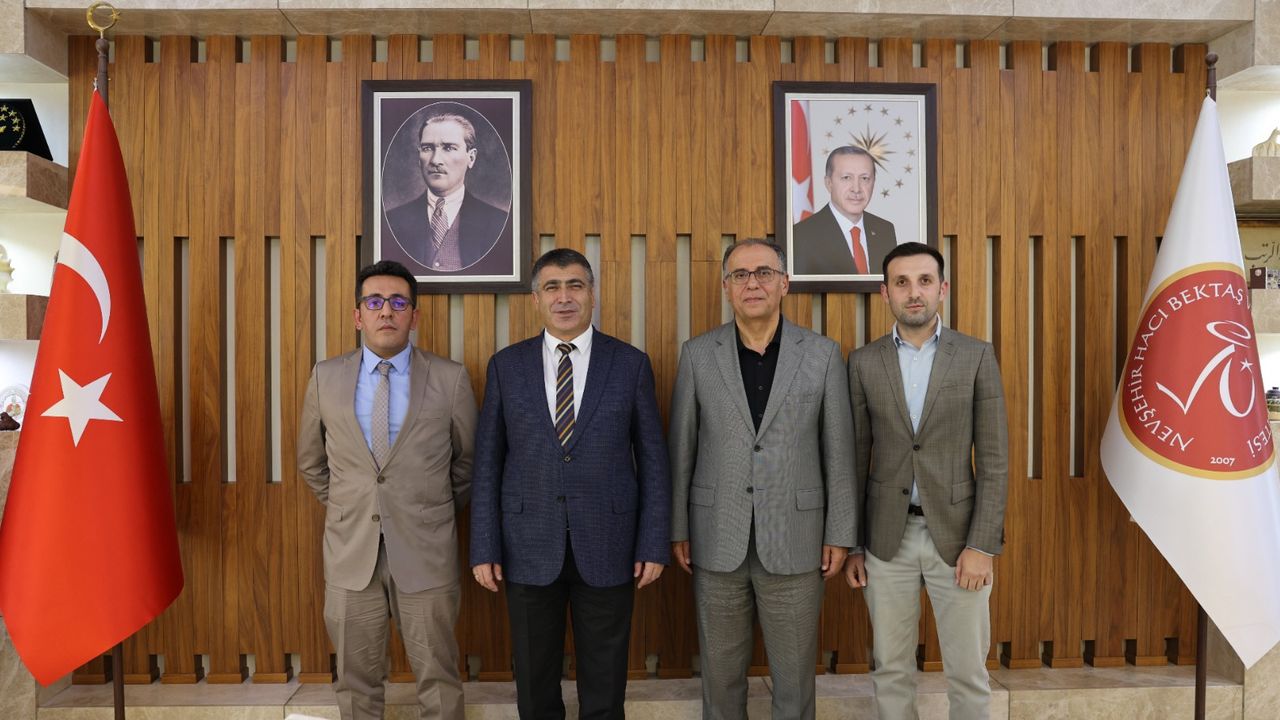 NEVÜ Fen Edebiyat Fakültesi yönetiminden Aktekin’e ziyaret