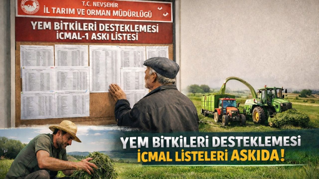 Nevşehir’de bitki desteklemesi alacaklar dikkat