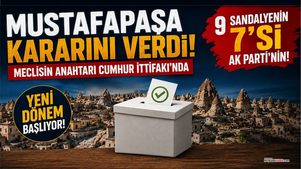 Mustafapaşa'da tablo netleşti! Belediye meclisinde çoğunluk 