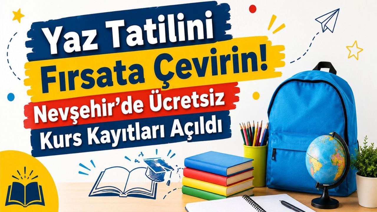 Nevşehir Belediyesinden öğrencilere müjde! Ücretsiz yaz kurs