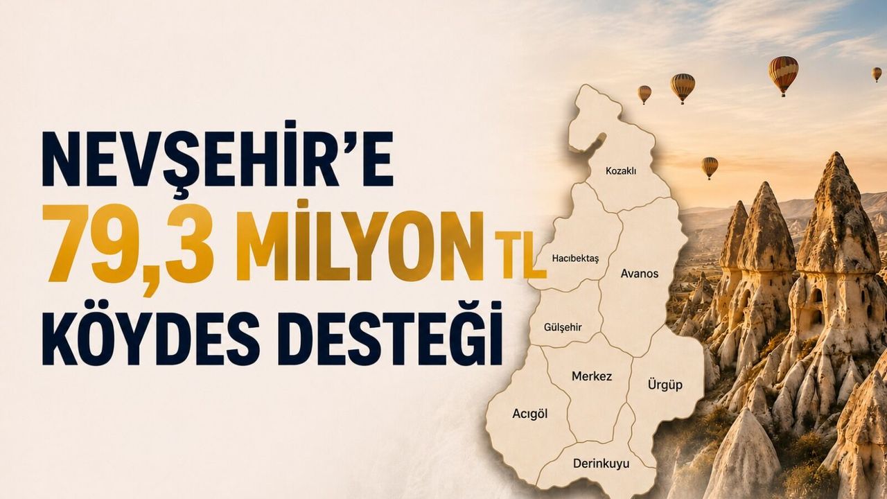 Nevşehir’e 79 milyon TL’lik dev destek! Köylerde yeni dönem 