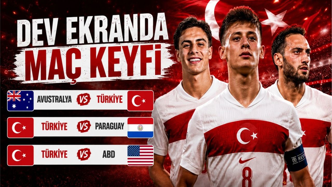 Nevşehir'den futbolseverlere müjde! Milli maçı izl
