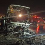 Nevşehir yolcu otobüsü alev topuna döndü