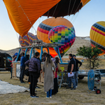 Kapadokya’da olumsuz hava balon uçuşlarını durdurdu