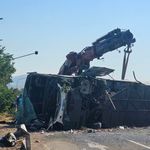 Kayseri’de yolcu otobüsü devrildi: 1 ölü, 22 yaralı