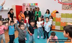 Vali Becel, Vilayetler Birliği Anaokulu’nu ziyaret etti
