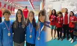 Yüzme sporcuları Mersin'den madalyalarla döndü