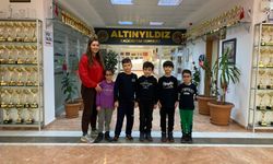 Altınyıldızlı miniklerin karate başarısı