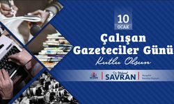 Belediye Başkanı Savran’ın 10 Ocak Çalışan Gazeteciler Günü mesajı