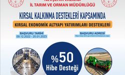 KKYDP Makina ekipman desteği başvuruları devam ediyor