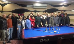 3 Bant bilardo il birinciliği müsabakaları tamamlandı