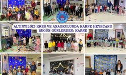 Altınyıldız Kreş ve Anaokulunda karne heyecanı