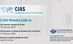Cappadocia Journal of Area Studies (CJAS) Haziran 2023 sayısı için makale çağrısı