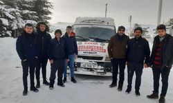 Kavak kasabasından deprem bölgesine yardım