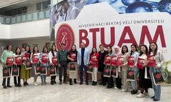 Kazak yüksek lisans öğrencileri NEVÜ’de staj programlarını tamamladı