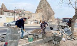 Göreme Adnan Menderes Caddesine yürüyüş yolu