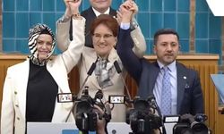 Akşener, Rasim Arı’ya rozet taktı