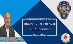 Ticaret Borsası Başkanı Salaş Polis Haftası'nı kutladı