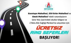 Bu mahallelerden ücretsiz ring seferleri başlıyor