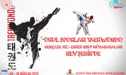 Okul Sporları Taekwondo Gençler Grup Müsabakaları Nevşehir'de