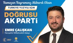 Milletvekili adayı Emre Çalışkan´dan Ramazan Bayramı mesajı