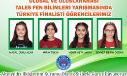 Altınyıldız öğrencileri tales fen bilimleri yarışmasında Türkiye finalisti