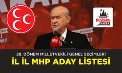 MHP 28.Dönem Milletvekilli Genel Seçimleri İl İl Aday Listesi