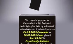 Nevşehir Belediyesinden yurt dışı seçmen kütüğüne kayıtlı vatandaşlar için ulaşım desteği